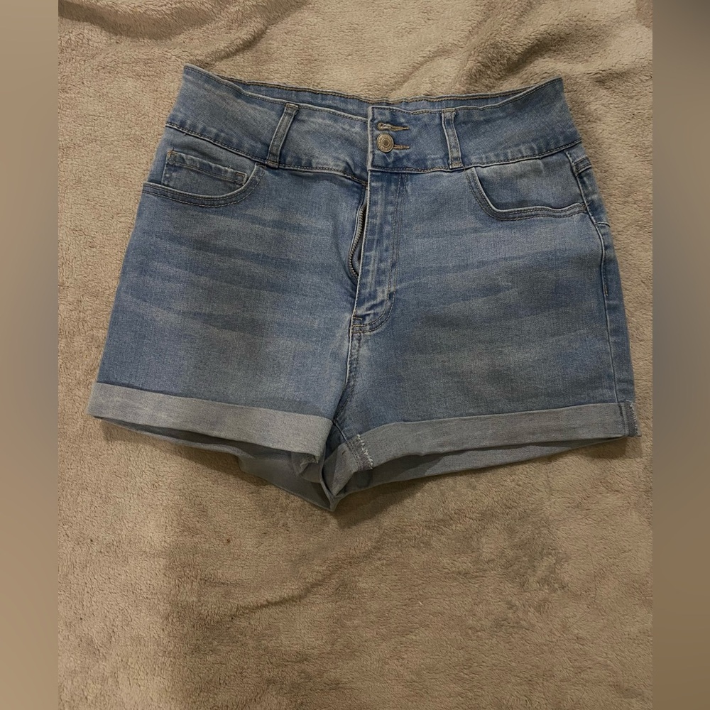 I am selling blue Jean shorts in a size 30